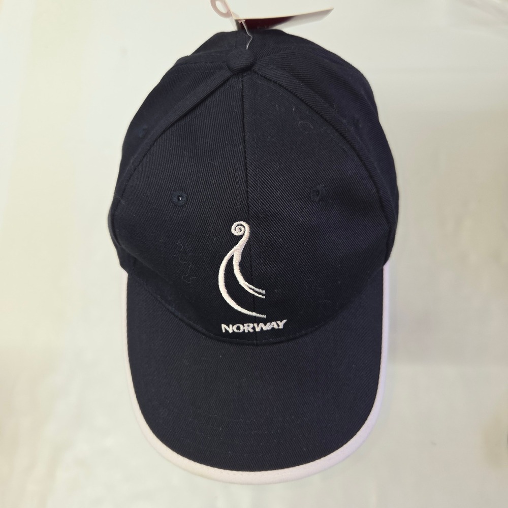Pictura Normann Norway Baseball‎ Cap Mens OS Navy Blue Embroidered Viking Ship